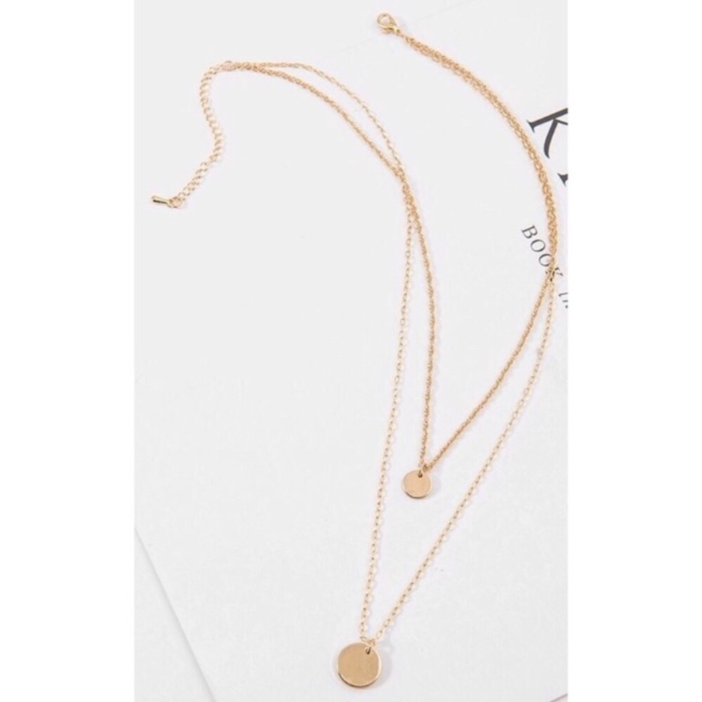 ✨ MAKE OFFER ✨ MINIMALIST DOUBLE LAYER NECK…